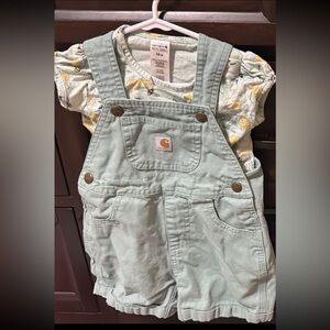 Girls 18 month Carters overall set